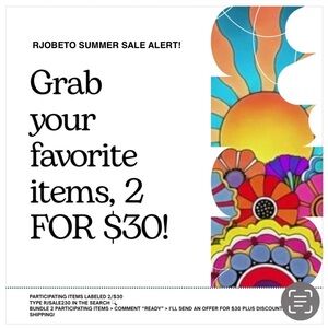 2/$30 PICK 2 FOR $30 SALE!